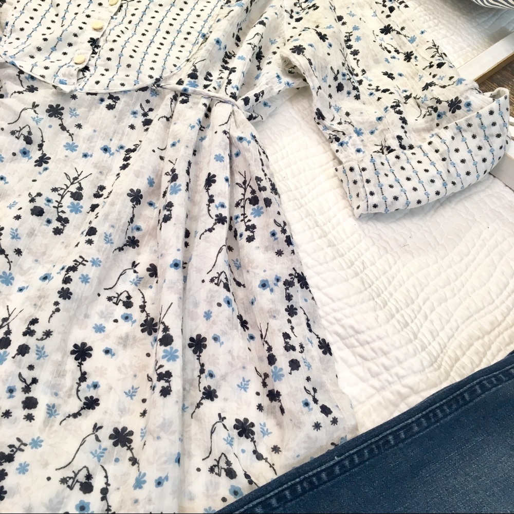 Tommy Hilfiger Summer Tunic Boho White & Blue OBO
